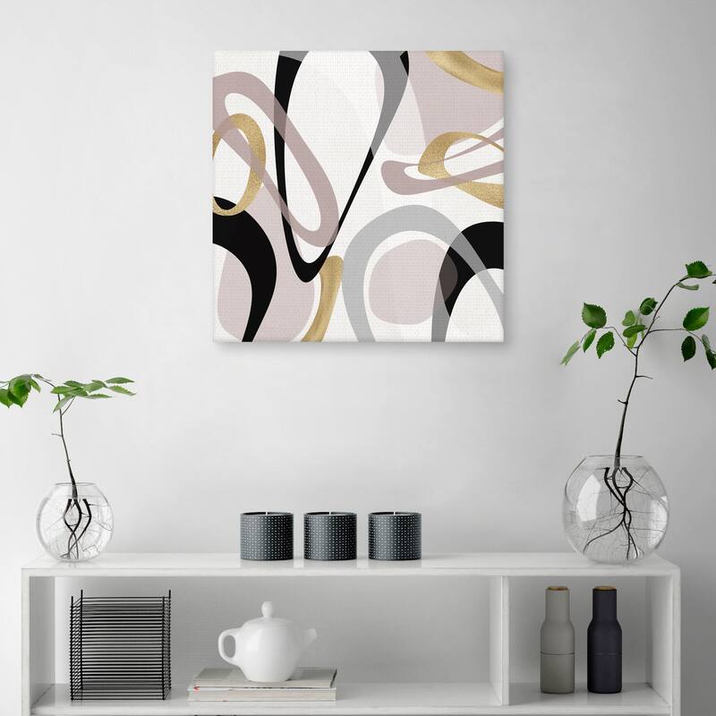 Tumbled Golden I by Susan Jill Canvas Art Print