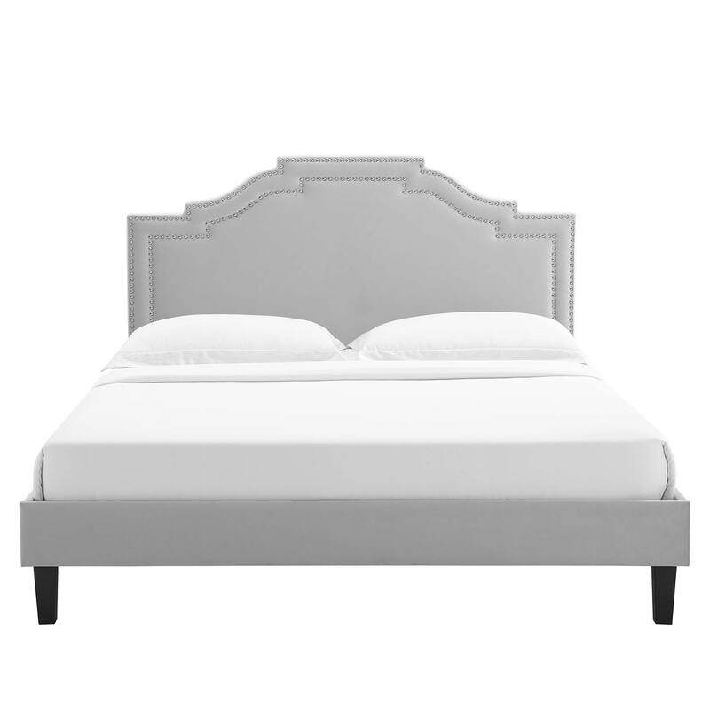 Adelaide Performance Velvet King Platform Bed