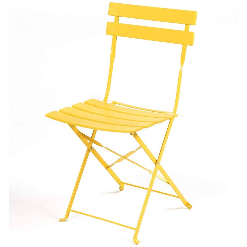 Clihome Outdoor 3 Piece Premium Steel Patio Bistro Set