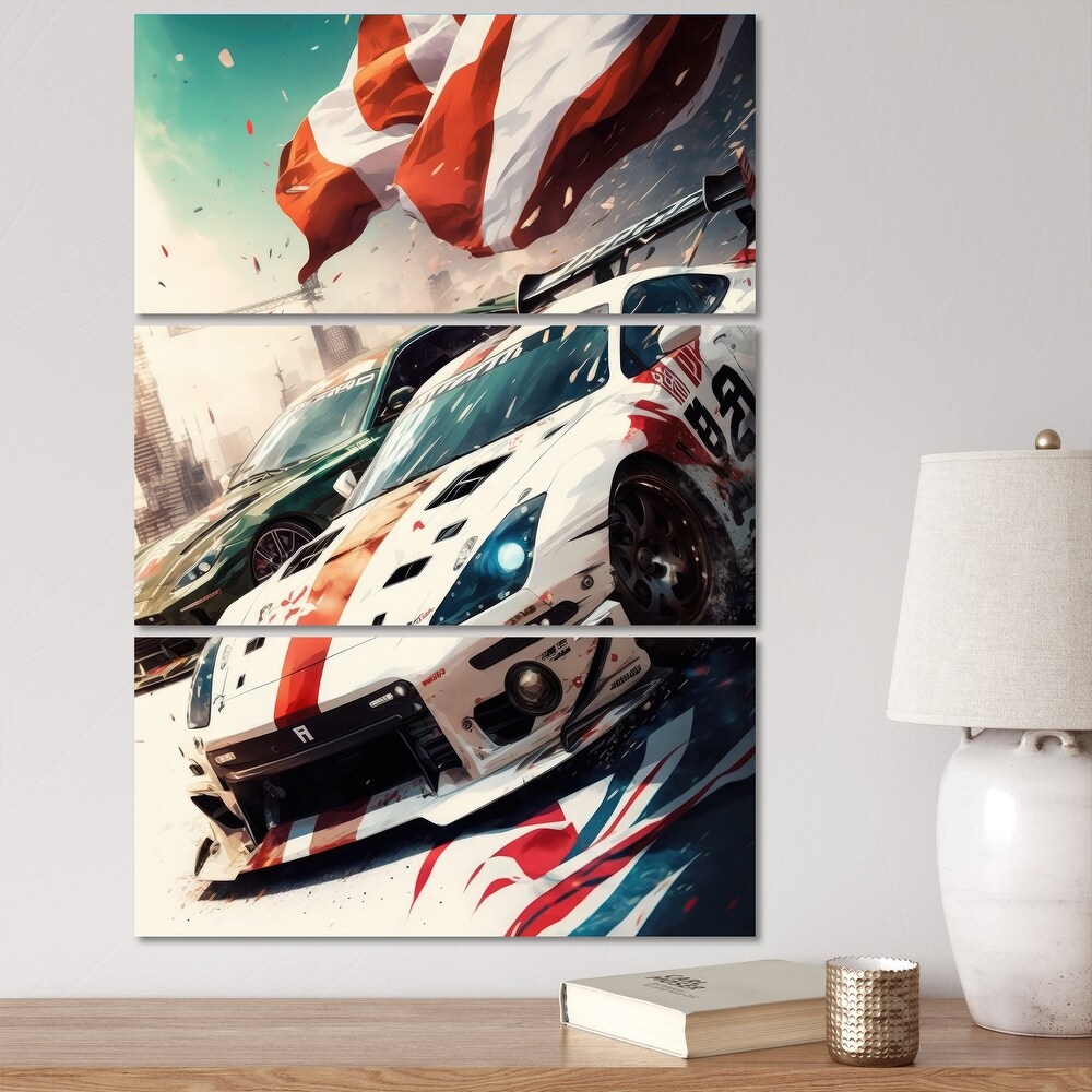 Wall Art Print Drifting Car Auto Drift, Gifts & Merchandise