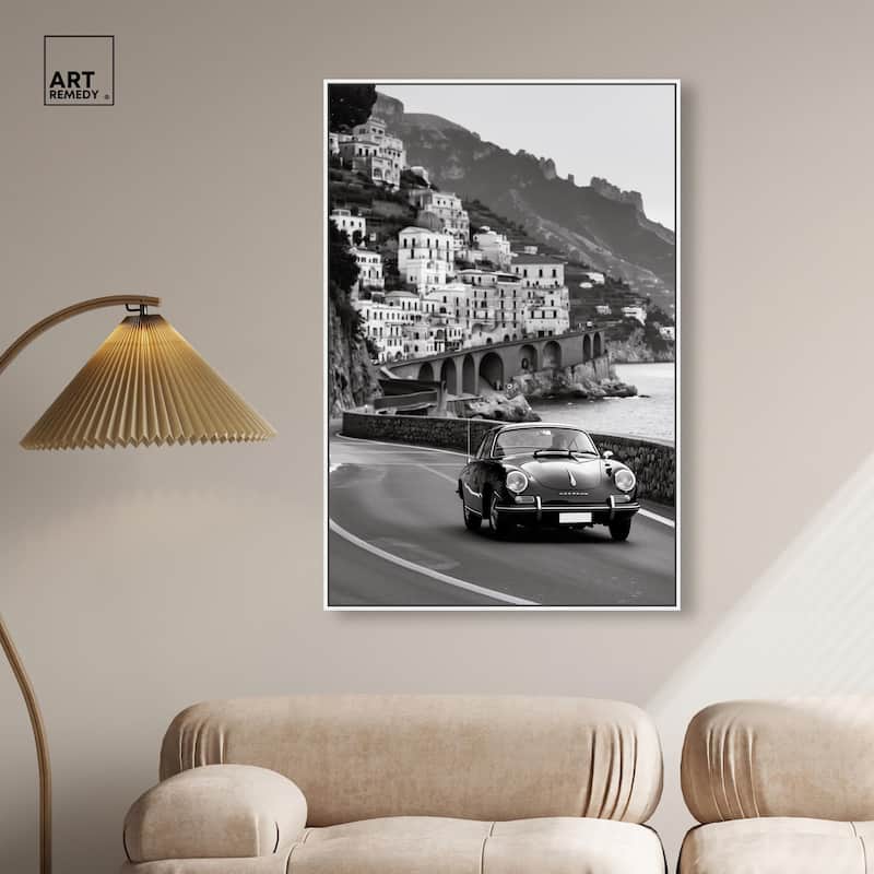 Drive through the Town Canvas by Art Remedy