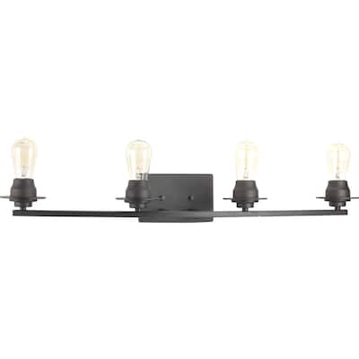 Debut Collection 4-Light Graphite Farmhouse Bath Vanity Light
