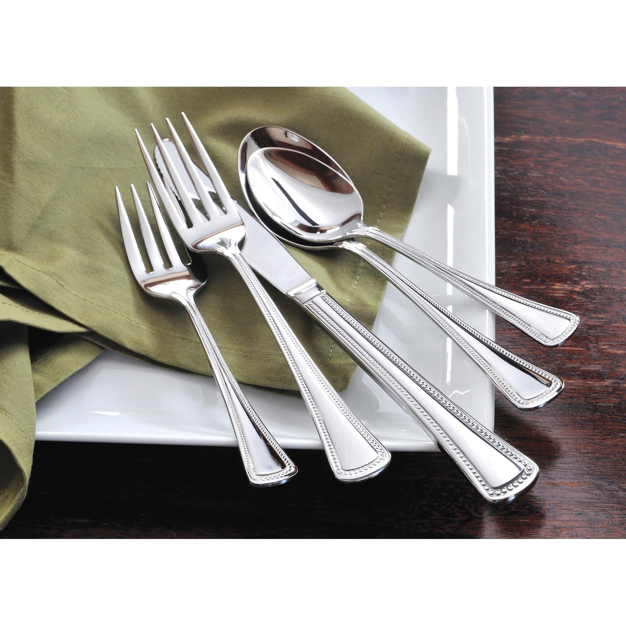 Oneida 18/8 Stainless Steel Needlepoint Dinner Forks (Set of 36