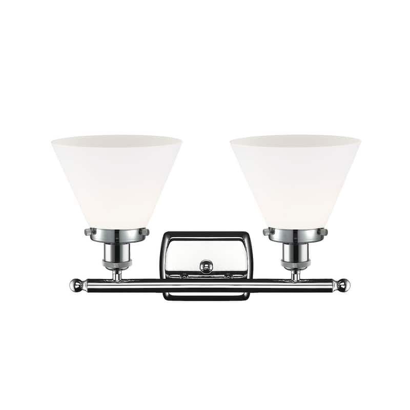 Innovations Lighting Large Cone 2 Light 16" Wide Vanity Light