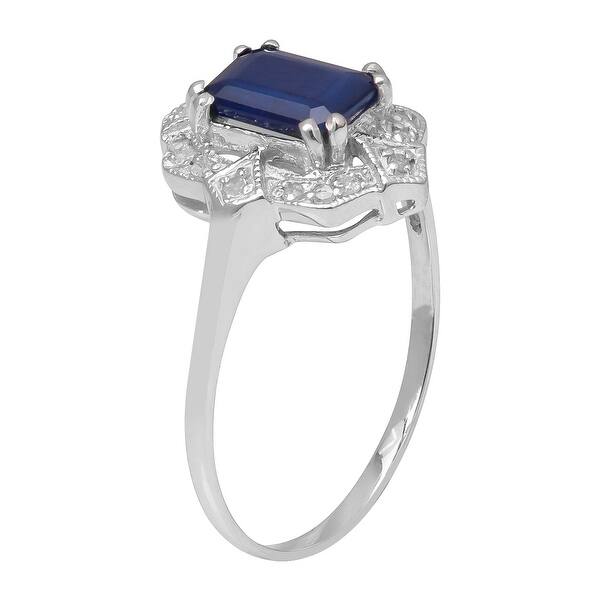 10k Yellow Gold Vintage Style Genuine Emerald-Cut Citrine and Diamond Ring 10k Yellow Gold Vintage Style Genuine Emerald-Cut Citrine and Diamond Ring