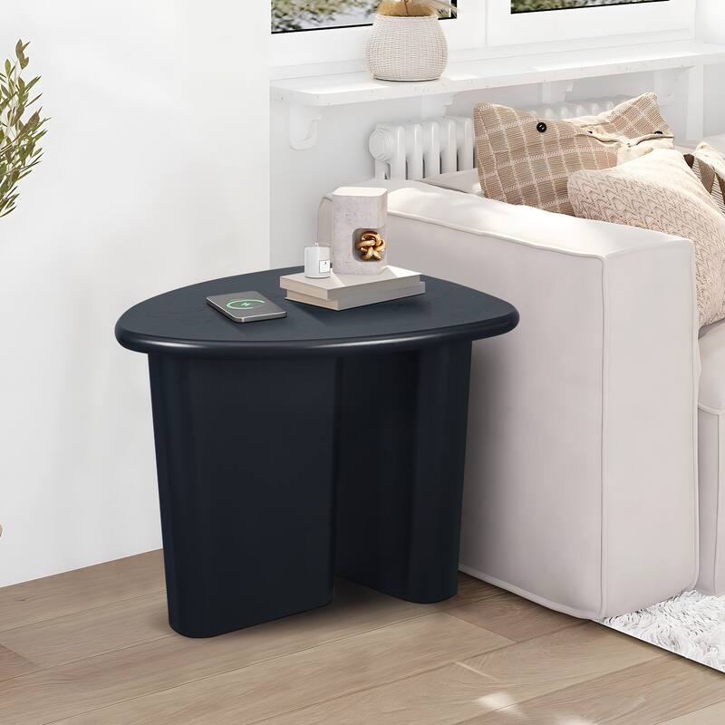 Tapered Tabletop Side Table for Kitchen, Dining Room, Living Room