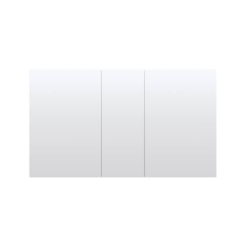 52"W X 30'H Bathroom Recessed or Surface Wall Mount Medicine Cabinet With Adjustable Glass Shelves