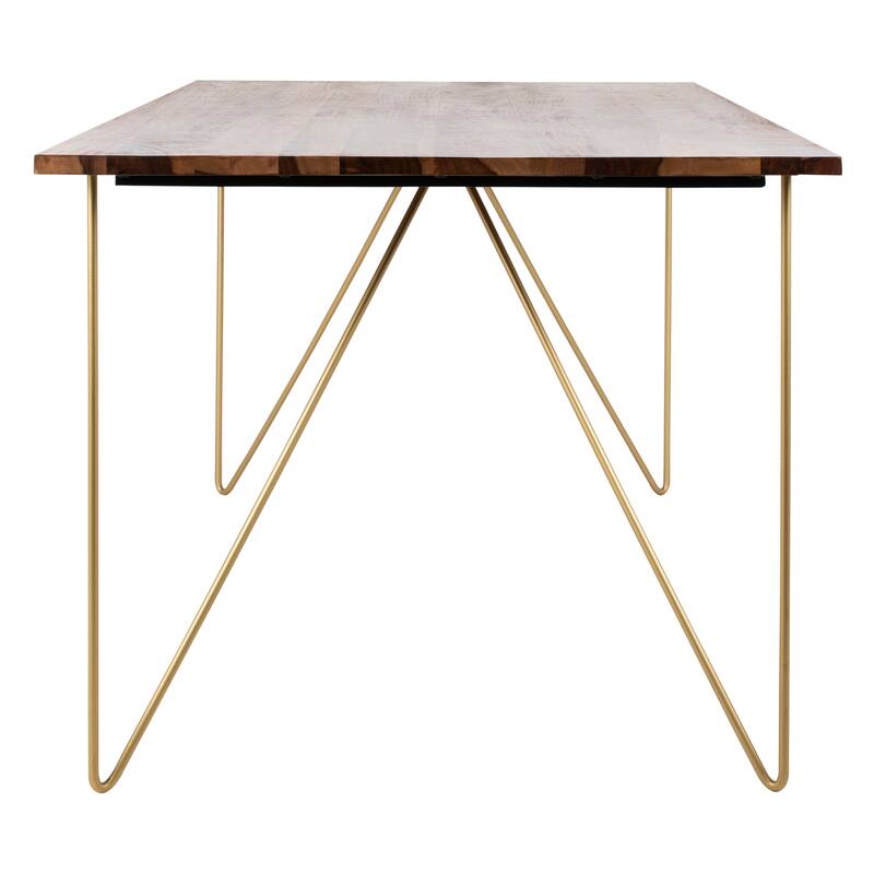 SAFAVIEH Home Captain Wood Dining Table - 63"W x 35"D x 30"H