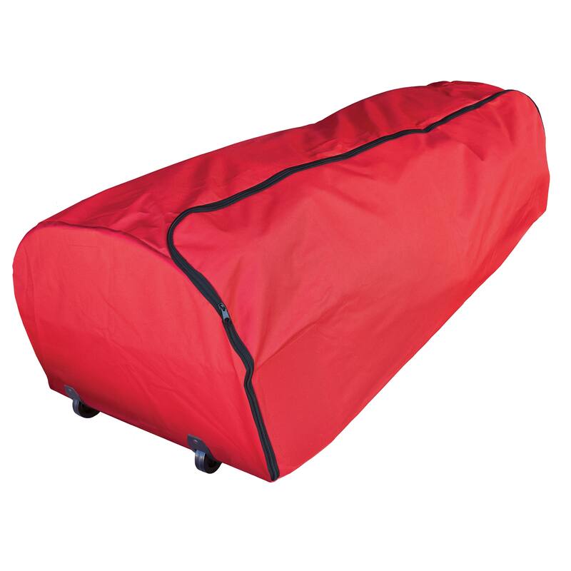 Red Rolling Christmas Tree Storage Bag for Trees - 9'