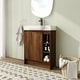 preview thumbnail 12 of 26, Jentoria 28" Bathroom Vanity with Sink, Mini FreeStanding Bathroom Vanity with Soft Close Door and Adjustable shelf