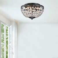 Crystal Flush Mount Lights Find Great Ceiling Lighting Deals Shopping At Overstock
