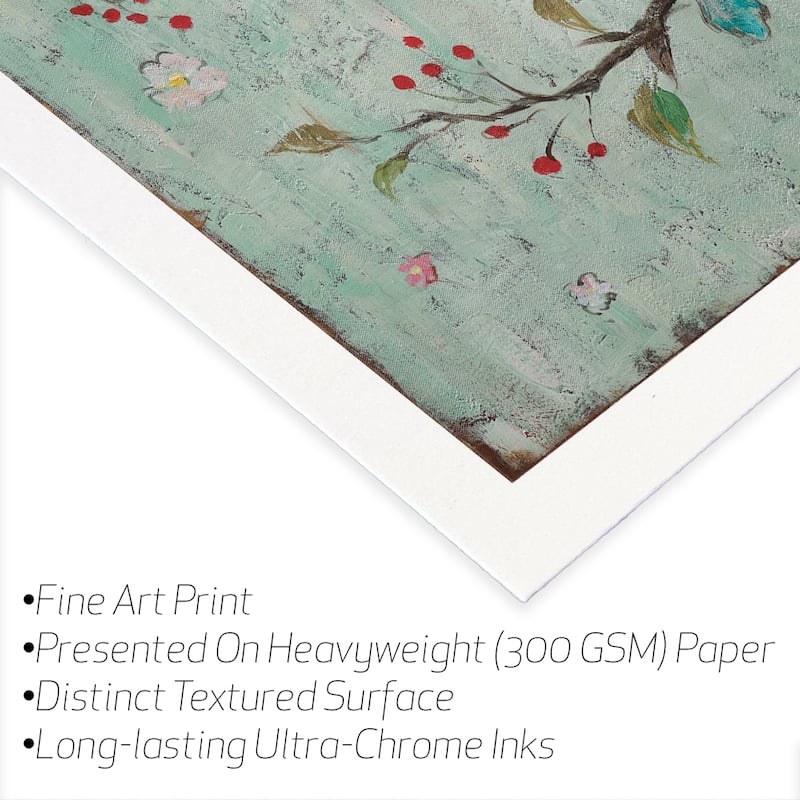 Love Birds I Fine Art Paper Print by Katy Frances - Multi - 24x24