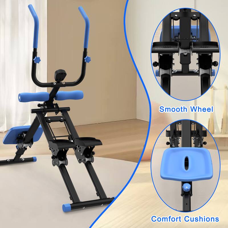 Multifunctional 2-In-1 Stair Stepper And Ab Workout Machine