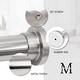 preview thumbnail 19 of 18, MERIVILLE 1-inch Diameter Metal Spring Tension Rod, Adjustable