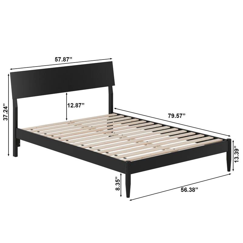 Bradford Platform Bed with Adjustable Headboard