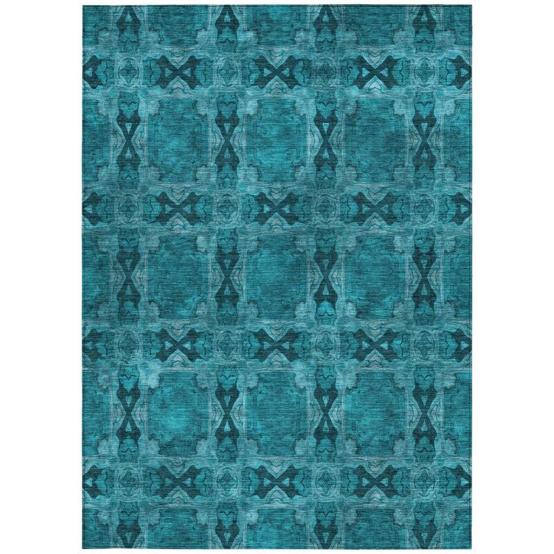 Rara Lush Floral Weather Resistant Versatile Elegance Outdoor Rug