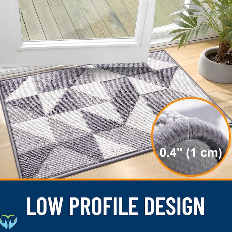 2 pack-Door Mat Indoor Entrance Washable