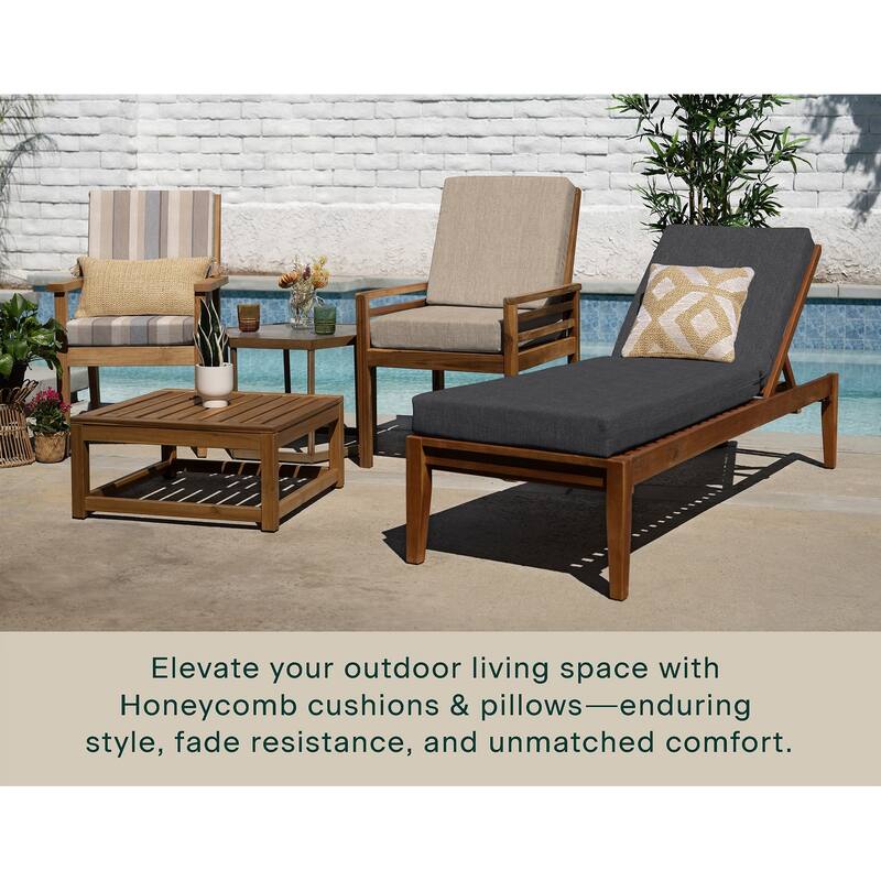 Outdoor Highback Dining Chair Cushion