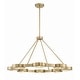 preview thumbnail 1 of 6, Orson 8 Light Modern Gold Pendant - 38.5"W x 21.5"H 38.5"W x 21.5"H