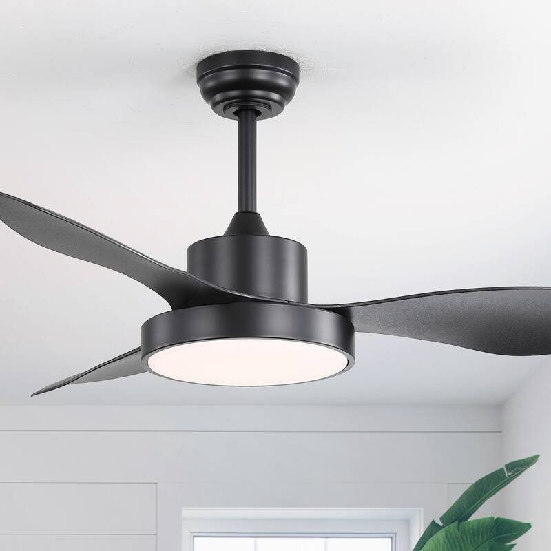 Sofucor 47 Inch Ceiling Fan with Light,Large Dimmable Memory LED,6 Speeds 5500CFM High Velocity Timer Reversible,ETL - 47 Inches