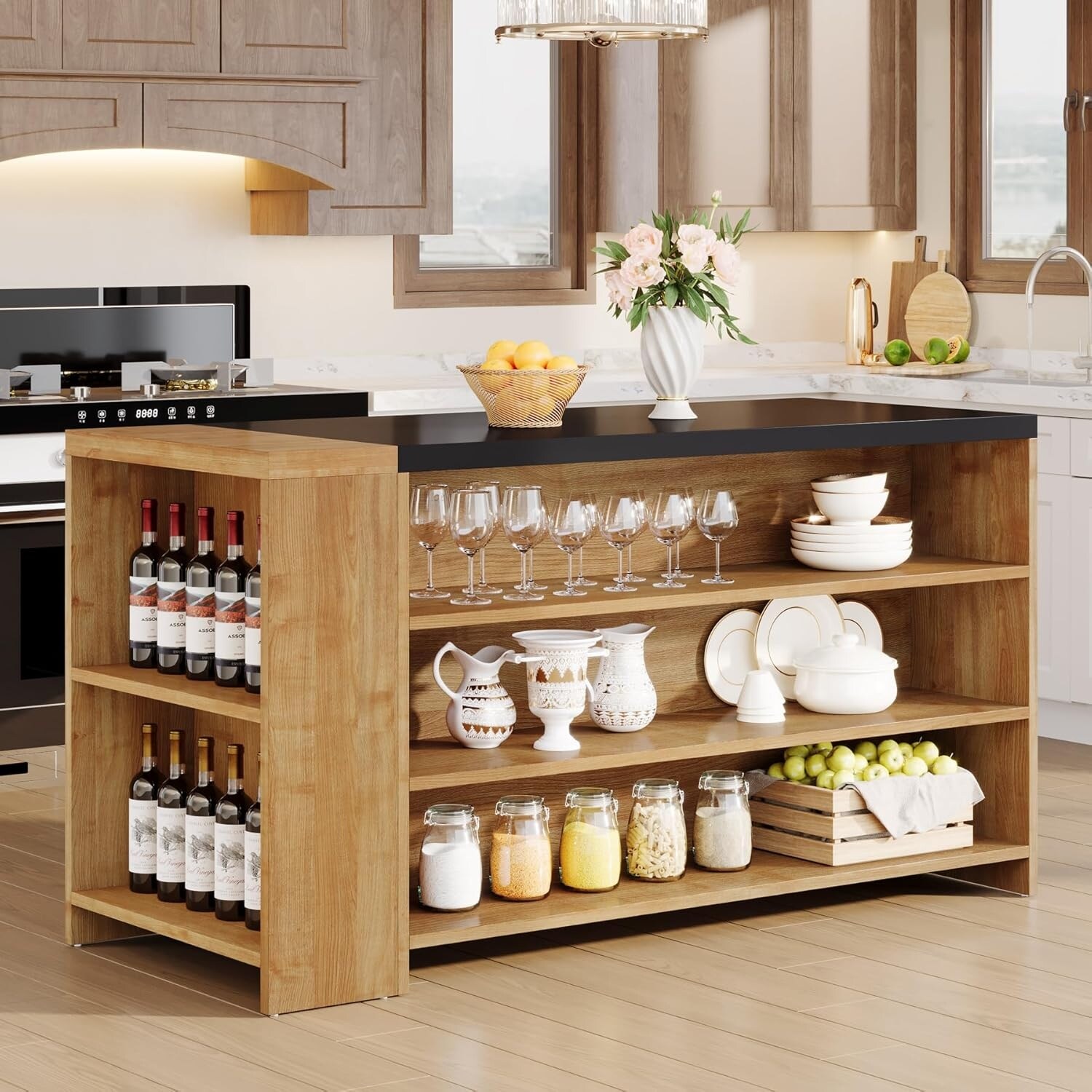 Acrylic Shelf 3 Tier,Multi-functional Rolling Practical Rrolley,Flexible & Durable
