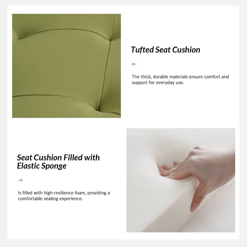 Laura Traditional 57.75"Wide Tufted Storage Bench by HULALA HOME