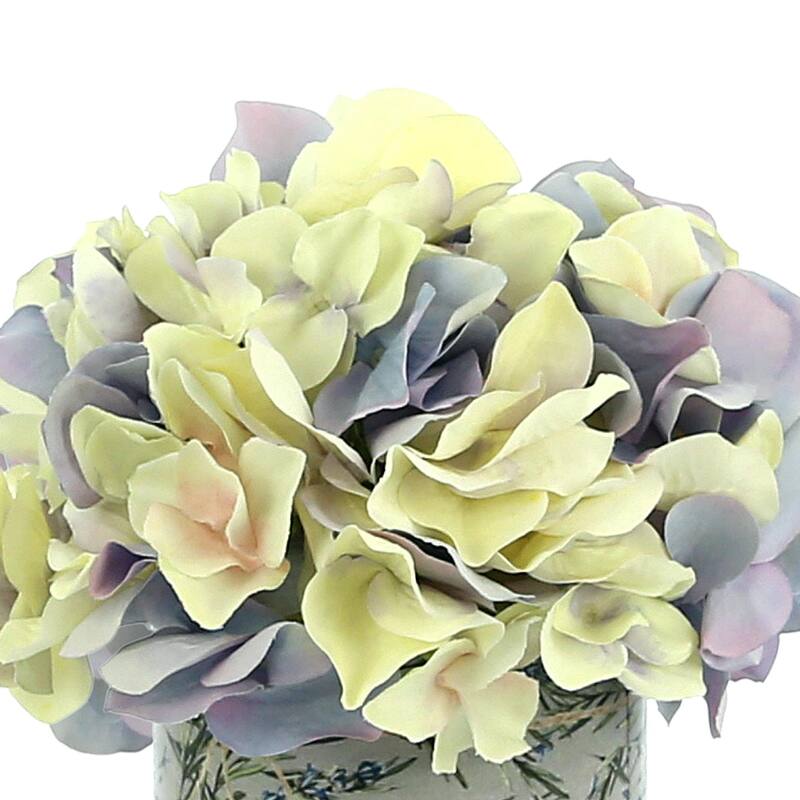 Hydrangea Arrangement in a Glass Vase