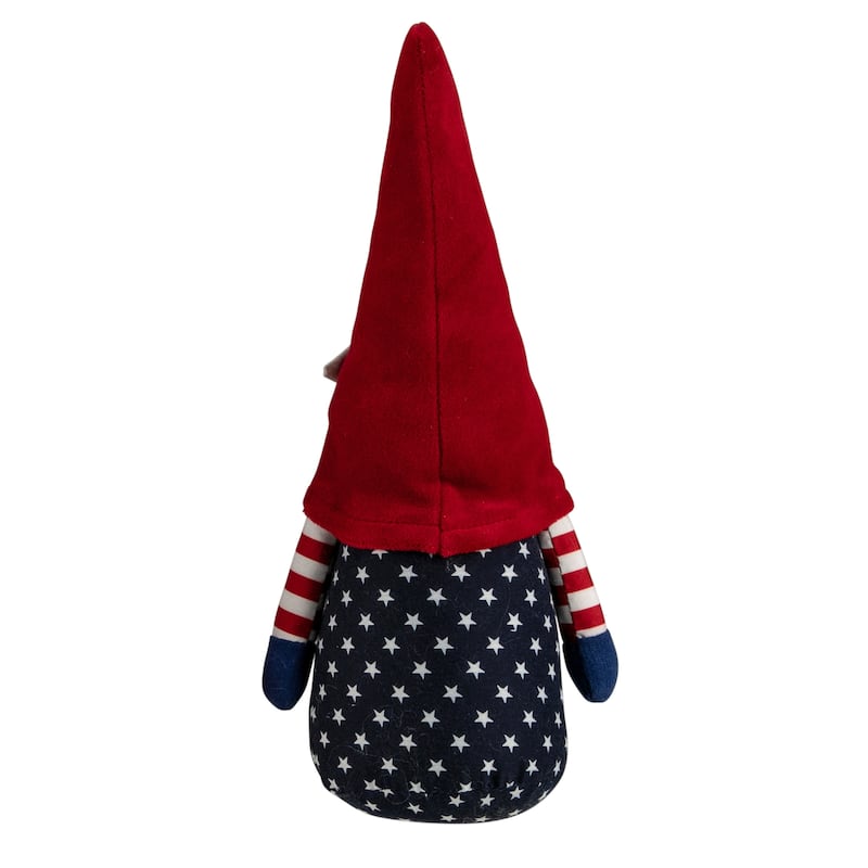 10.5" Americana Boy 4th of July Patriotic Gnome