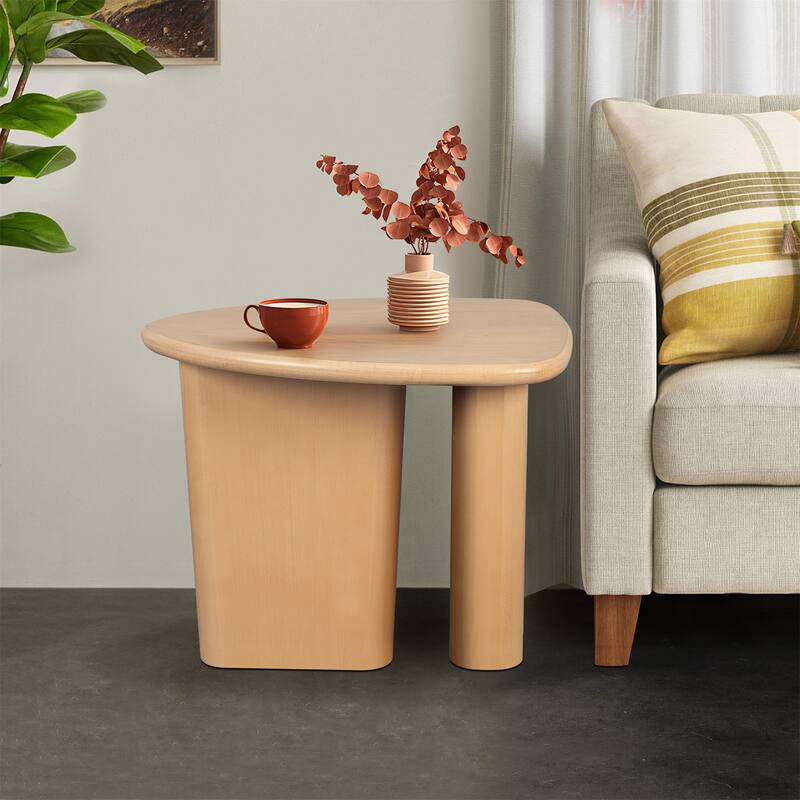 Tapered Tabletop Side Table - Natural