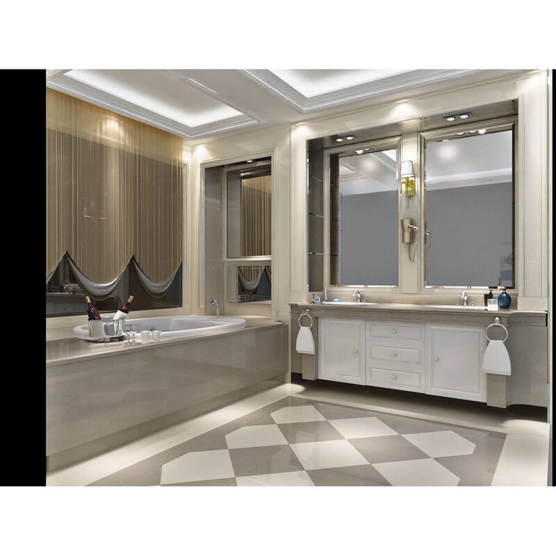 Emser Tile Ambiance Mat - 1" x 6" Cove Base Corner Floor and Wall Tile