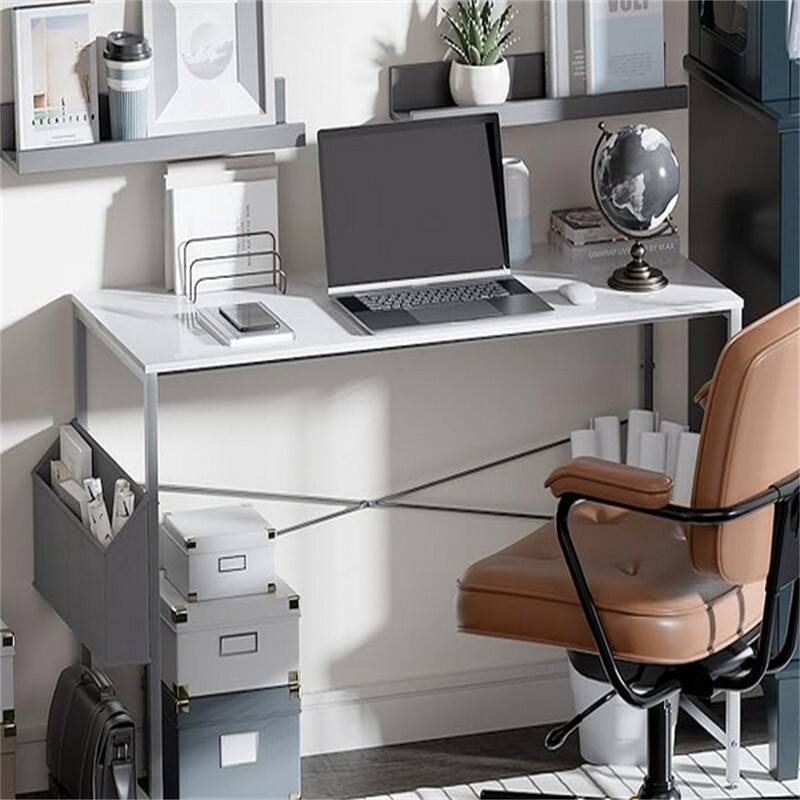 Home Office Desk with Power Outlet
