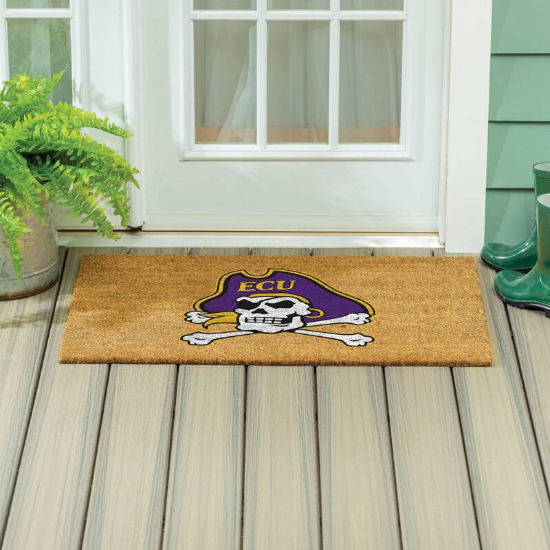 East Carolina University Full Color Indoor/Outdoor Coir Mat