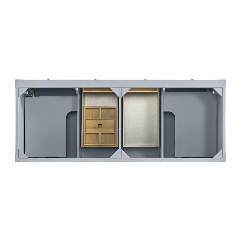 Breckenridge 60" Double Vanity, Serenity Blue - 60D