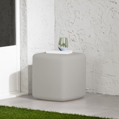 South Shore Dalya Outdoor Side Table with Rounded Corners