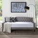 preview thumbnail 58 of 103, Silver Orchid Performance Fabric Heston Upholstered Tufted Sofa Bed