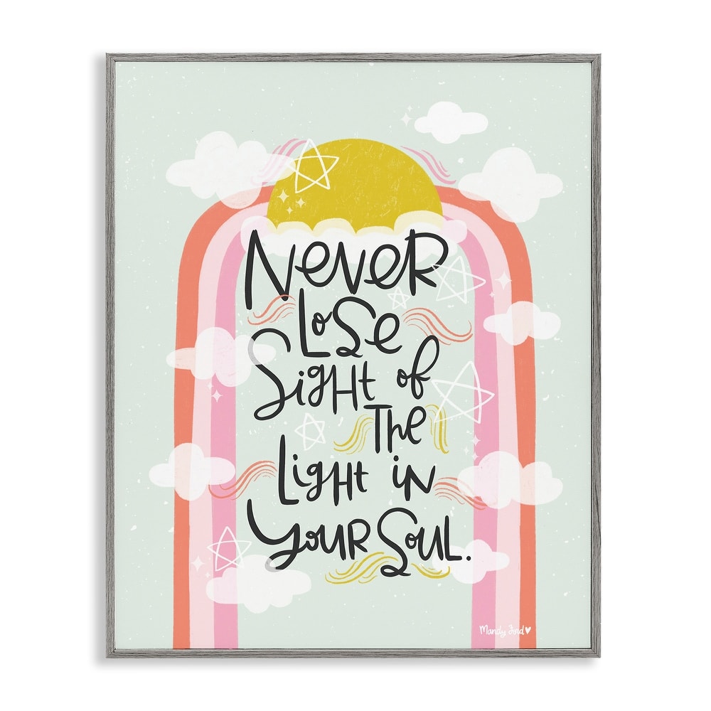 Stupell Light In Your Soul Framed Giclee Art Design By Mandy Ford Art + Illustration