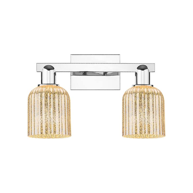 Innovations Lighting 716-2W-11-16 Bridal Veil Vanity Bridal Veil 2 - Polished Chrome / Mercury