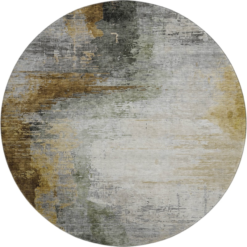 Premium Washable Super Soft Abstract Soid Mayfield Rug