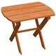 preview thumbnail 3 of 17, Pine Folding Oval End Table Cedar Stain