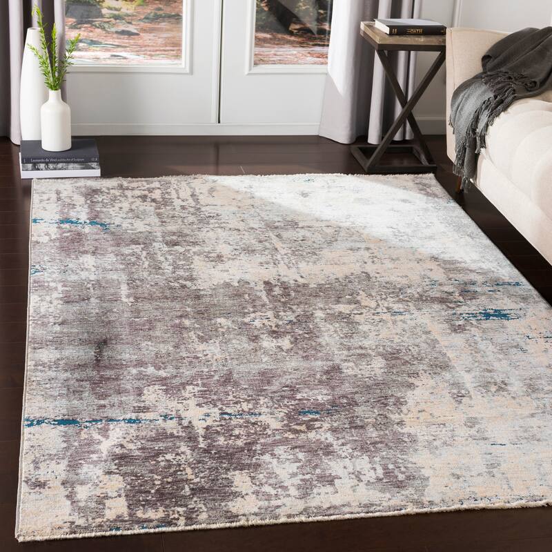 The Gray Barn Golden Loon Distressed Area Rug - 9' x 13' 1" - Grey
