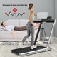 preview thumbnail 14 of 59, 2-in-1 Electric Motorized Health and Fitness Folding Treadmill with Dual Display and Bluetooth Speaker