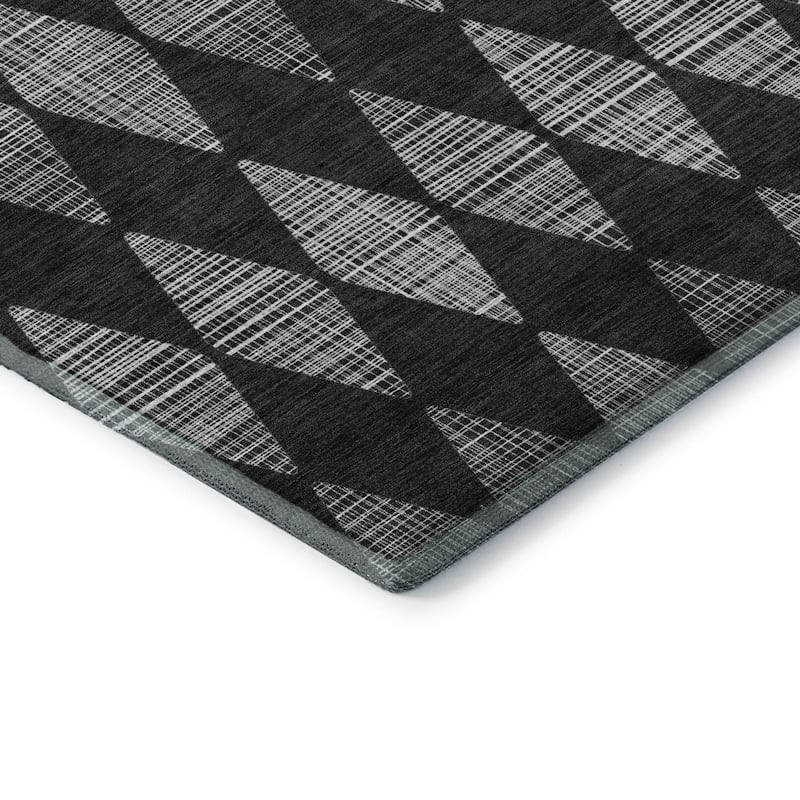 Premium Washable Super Soft Modern Diamond Mayfield Rug