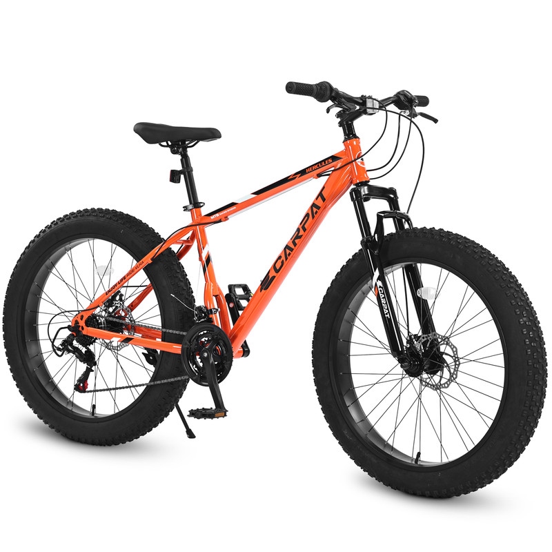 26 Fat Tire Bike 21 Speed Mountain Bike Front Suspension Mountain Trail Bike Urban Commuter City Bicycle On Sale Bed Bath Beyond 39070725