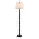 preview thumbnail 13 of 21, KAWOTI 60.25'' Black Standard Floor Lamp with Drum Shade