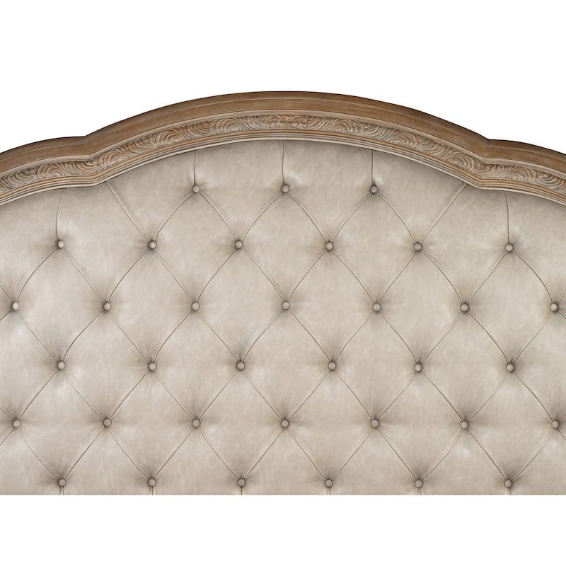 Magnussen Home Marisol Fawn Upholstered Sleigh Bed
