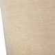 preview thumbnail 2 of 3, Charles Gray Cotton Drum Pendant Light - 14"H x 18"W x 18"D