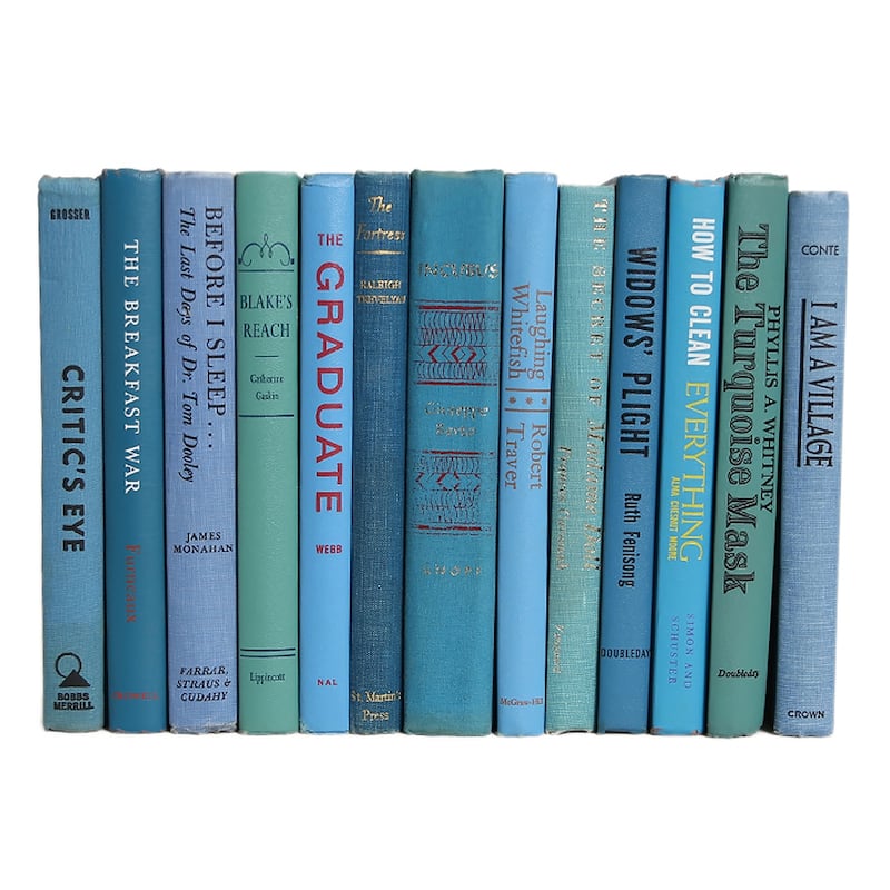 Books Blue Decorative Accessories: Vintage Island ColorPak