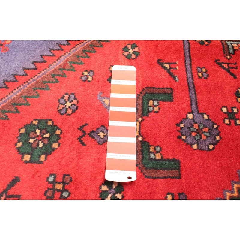 ECARPETGALLERY Hand-knotted Anadol Red Wool Rug - 4'7 x 7'9
