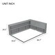 preview thumbnail 4 of 18, Full Floor Bed with L-shaped Bookcases