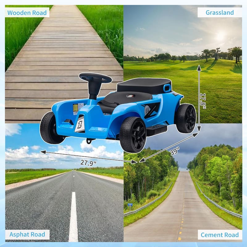 2 Seaters 4-Wheelers Electric Ride On Toy for Kids